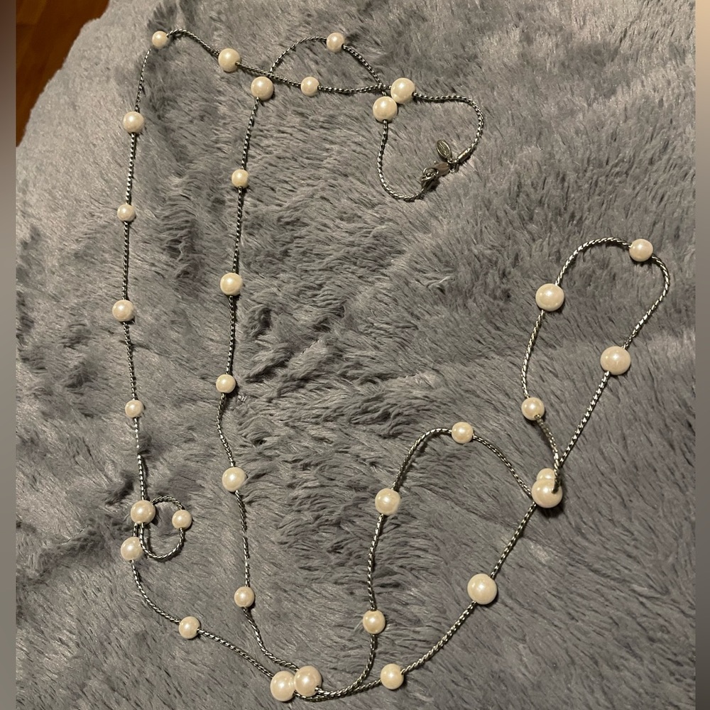 Park lane long pearl necklace